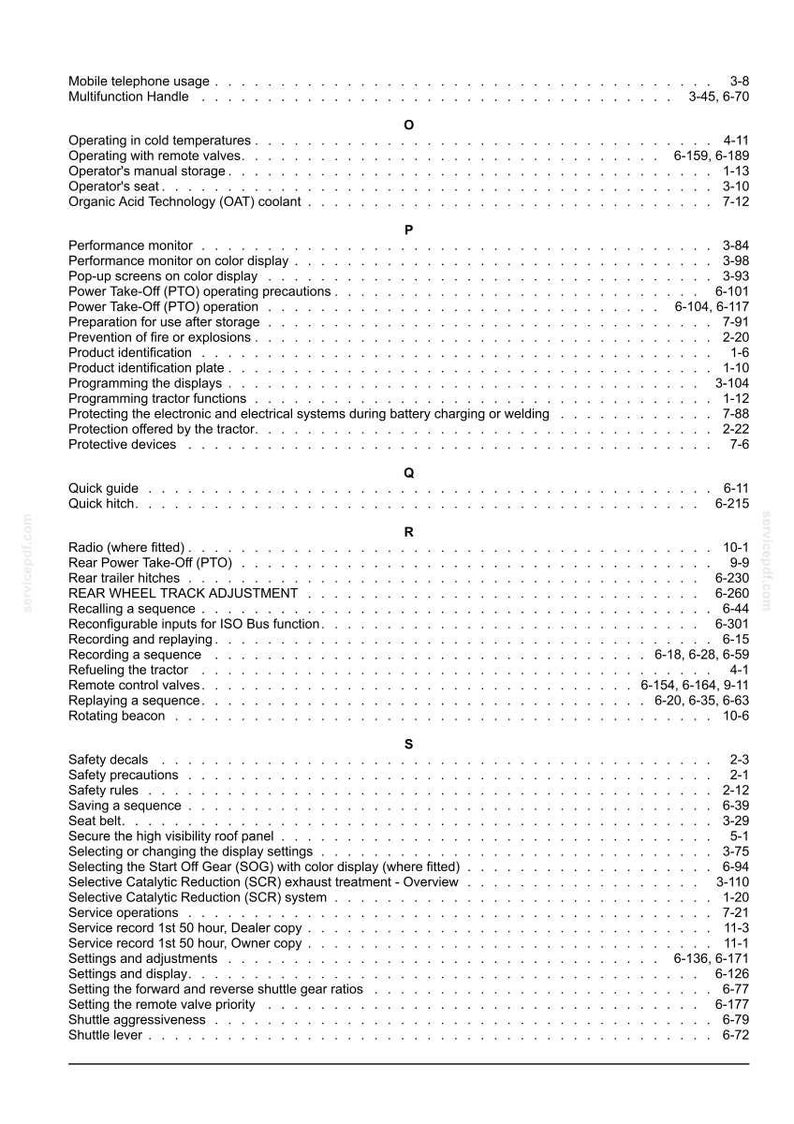 Steyr 4115, 4125, 4135, 4145, 6145 PROFI Tier 4B (final) Tractor Operator Owners Operation Manual | Instant PDF Download image 10