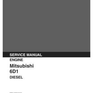 Mitsubishi 6d14, 6d14t, 6d15, 6d15-T, 6D16, 6D16-T Industrial Diesel Engine Service Repair Workshop Manual | Instant PDF Download image 3