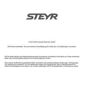 Steyr 6150 Cvt, 6165 CVT, 6175 CVT Stage Iv Traktor Wartungshandbuch Reparatur Werkstatthandbuch | PDF-Download | Market: Europe image 6
