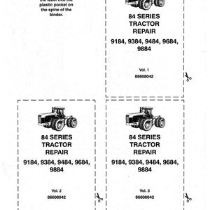New Holland 9184, 9384, 9484, 9684, 9884 Tractor Service Repair Workshop Manual | Instant PDF Download image 3