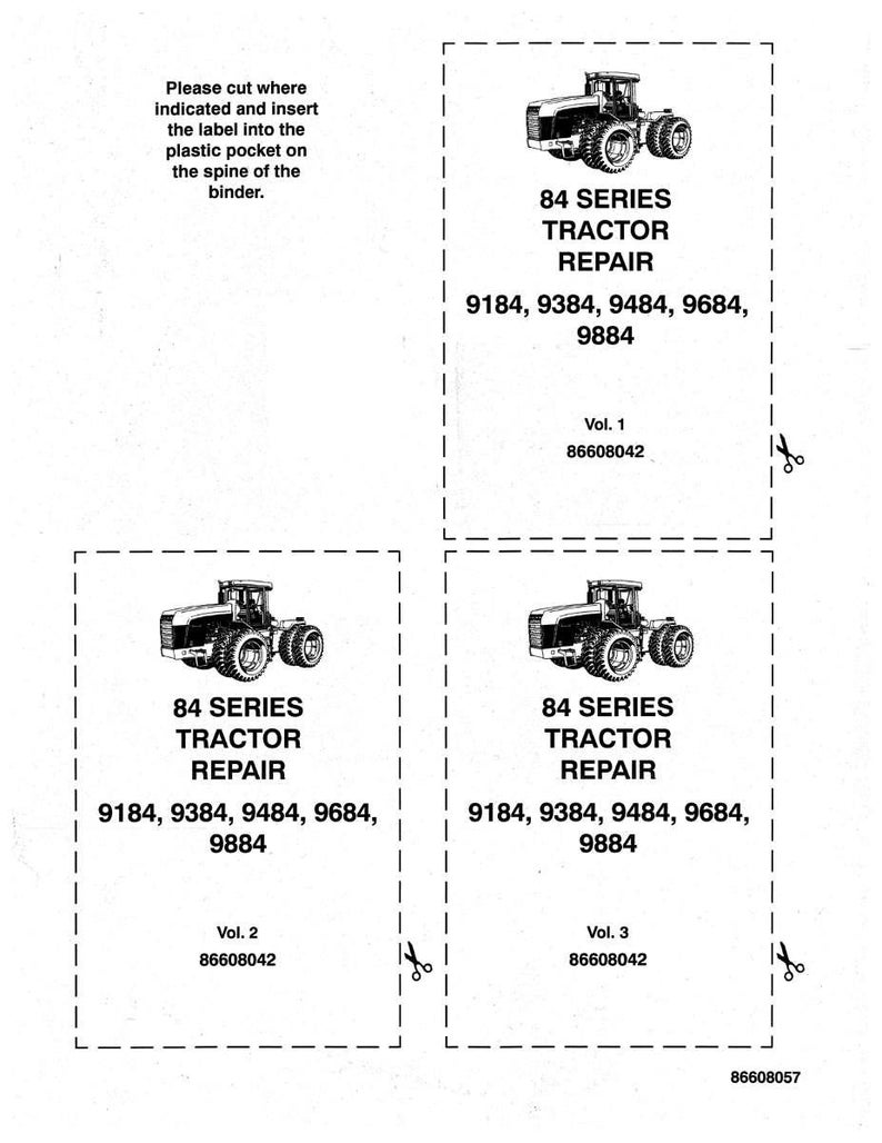 New Holland 9184, 9384, 9484, 9684, 9884 Tractor Service Repair Workshop Manual | Instant PDF Download image 3