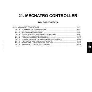 Kobelco 80CS-2 Acera Hydraulic Excavator Service Repair Workshop Manual | Instant PDF Download image 4