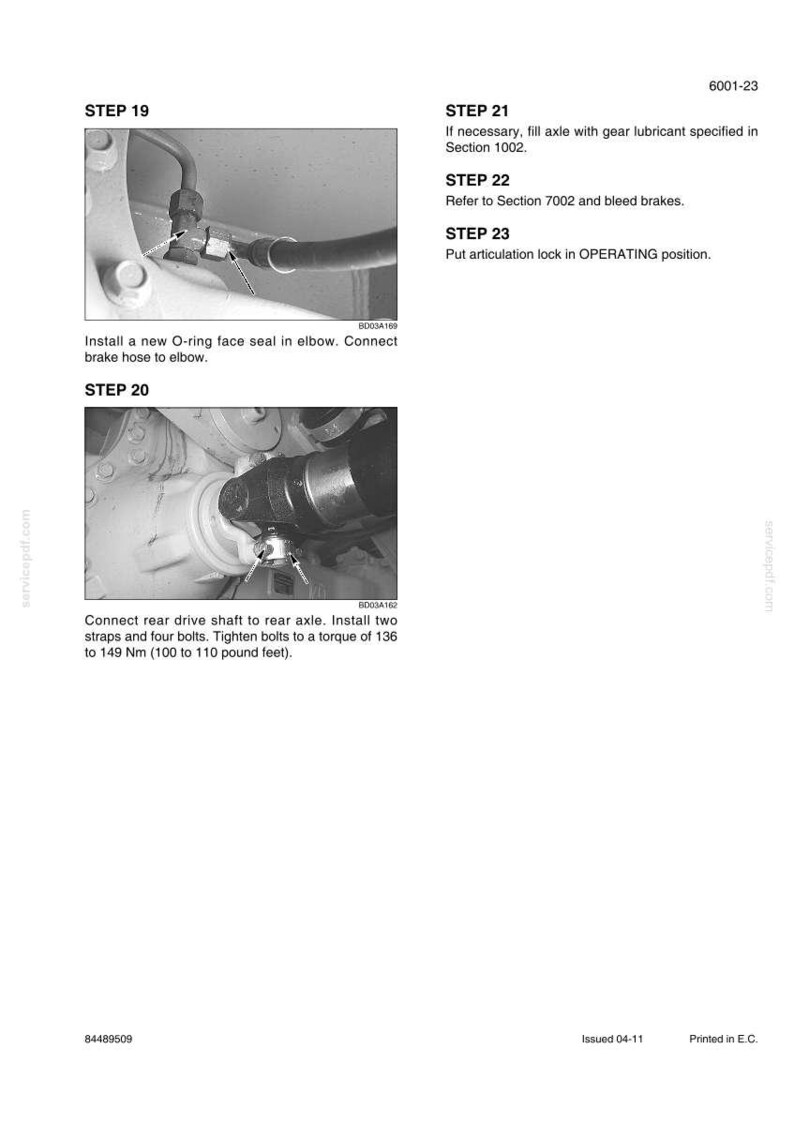 New Holland W230C Wheel Loader Service Repair Workshop Manual | Instant PDF Download image 7