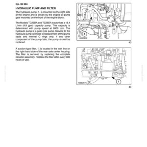 Manual de servicio y reparación para tractores New Holland TC23DA y TC26DA / Descarga instantánea en PDF imagen 8