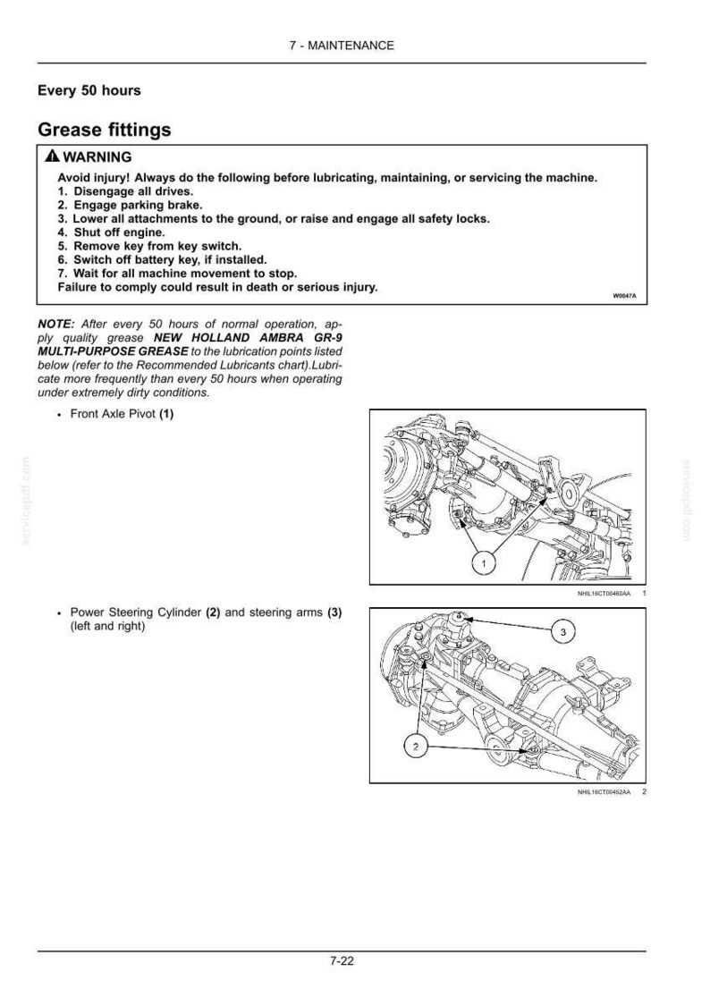 New Holland Boomer 45, 50, and 55 Tier 4B (final) Compact Tractor Operator Owners Operation Manual | Instant PDF Download image 9