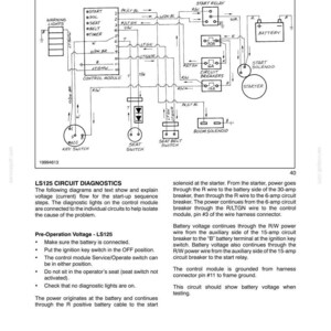 New Holland LS120, LS125 Skid Steer Loader Service Repair Workshop Manual | Instant PDF Download image 9