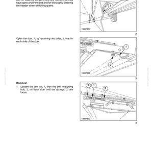 New Holland 994, 92C, 94C Grain Belt Header Service Repair Workshop Manual | Instant PDF Download image 9