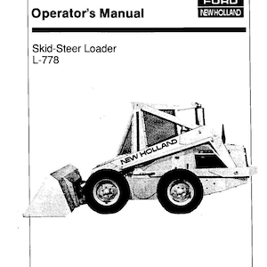 New Holland L-778 Skid-Steer Loader Operator Owners Operation Manual | Instant PDF Download image 3