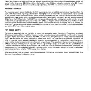 May include: Diagram of a hydraulic fan drive cooling system, detailing forward and reverse fan drive mechanisms, and fan speed control. Includes text and component labels for clarity. The document is dated 12/14/2017.
