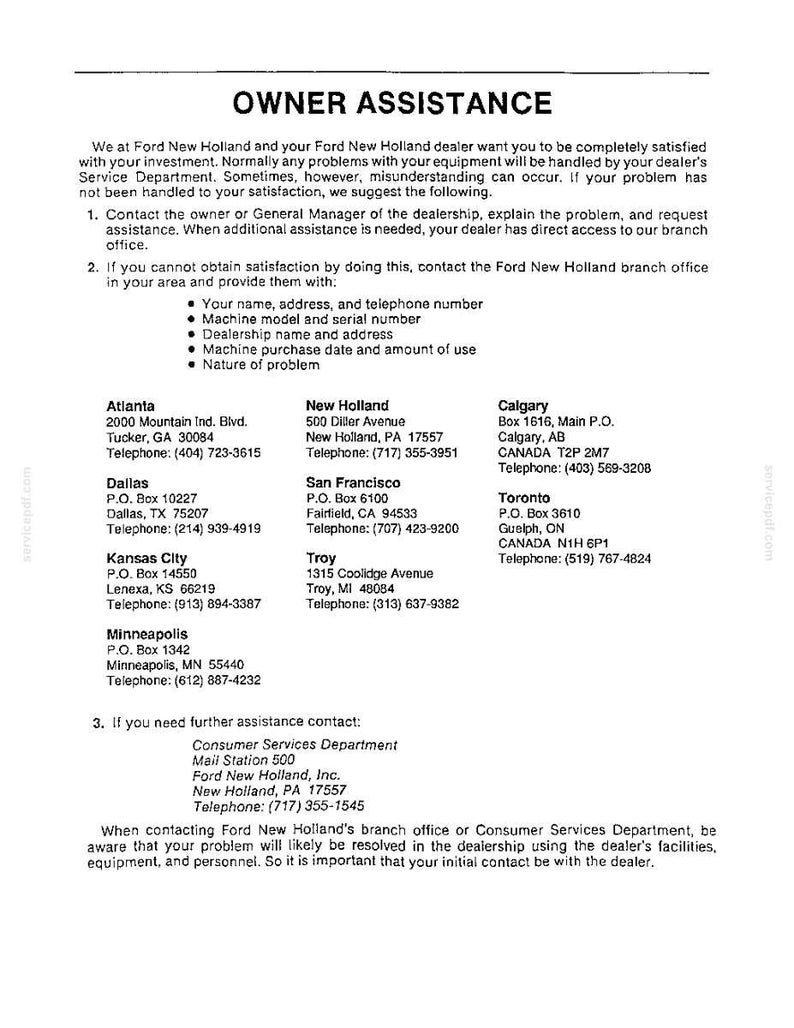 Ford LT12.5A Lawn Tractor Operator Owners Operation Manual | Instant PDF Download image 11