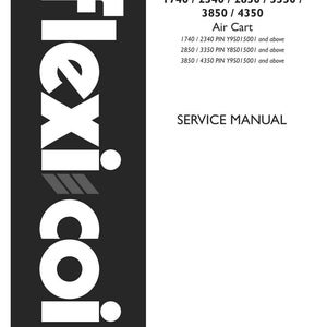 Manual de servicio y reparación para carros neumáticos Flexi-Coil 1740, 2340, 2850, 3350, 3850 y 4350 / Descarga instantánea en PDF imagen 3