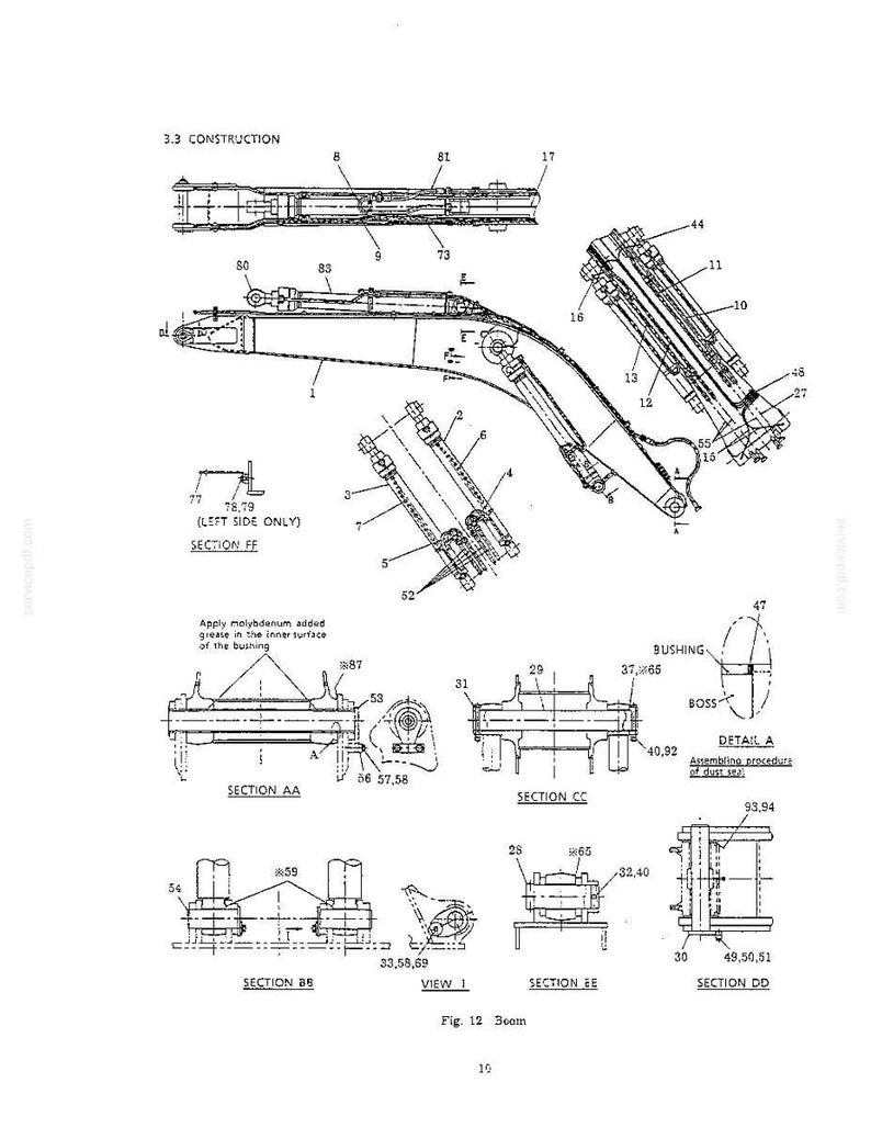 Kobelco Sk310 Iii SK310LC III Hydraulic Excavator Service Repair Workshop Manual | Instant PDF Download image 7