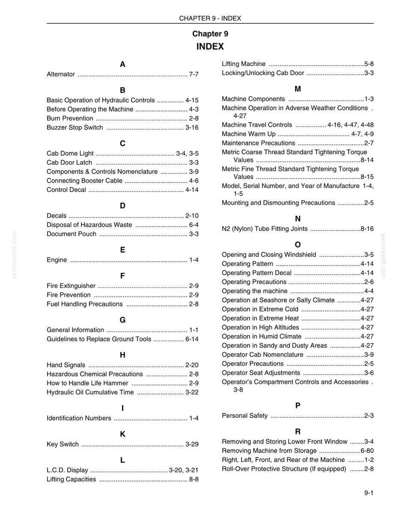 Kobelco 140SR Acera Hydraulic Excavator Operator Owners Operation Manual | Instant PDF Download image 7