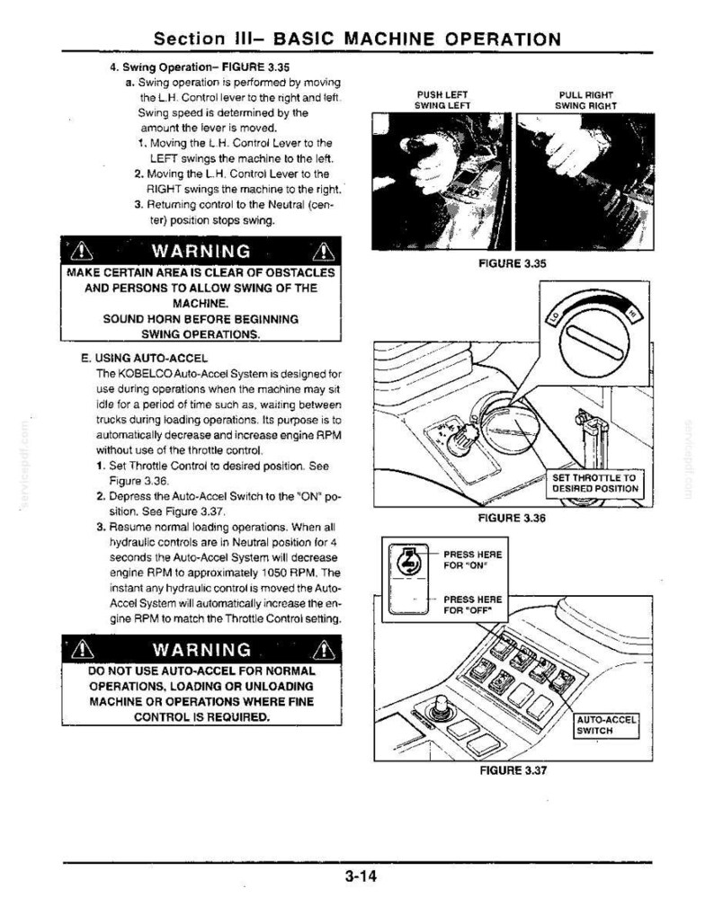 Kobelco Sk400 Iv, SK400LC IV Hydraulic Excavator Operator Owners Operation Manual | Instant PDF Download image 5