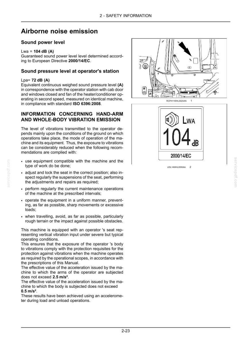 New Holland W130C Tier 3 Wheel Loader Operator Owners Operation Manual | Instant PDF Download image 4