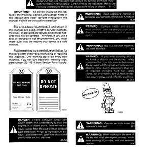 Pu&ograve; includere: Una pagina del manuale di sicurezza con avvertenze e istruzioni. La pagina include testo come "Regole di sicurezza" e "Avvertenza". Ci sono illustrazioni di una persona e simboli di sicurezza. La pagina include anche il testo "Non rimuovere questo tag!" e "Non operare".