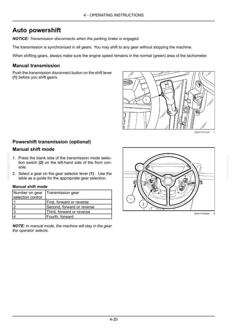 Manual de operación y mantenimiento del tractor New Holland B95c, B95c Tc, B110C Tier 4B (final) / Descarga instantánea en PDF imagen 6
