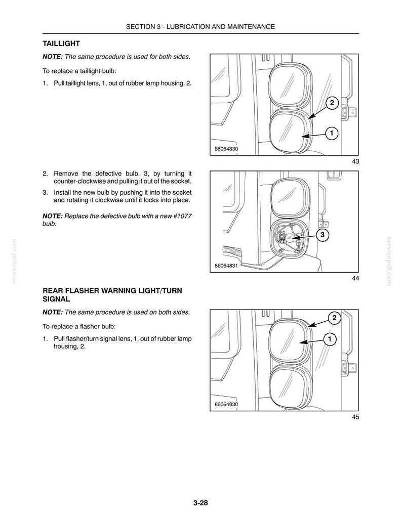 New Holland Boomer 4055, 4060 With Cab Tractor Operator Owners Operation Manual | Instant PDF Download image 8