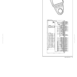 May include: Diagram of an electrical system with a monitor display and the part number KHR43203. The diagram includes a handheld control unit and a detailed schematic with various components and labels. The text "Electrical systems - Electrical system" is at the top.
