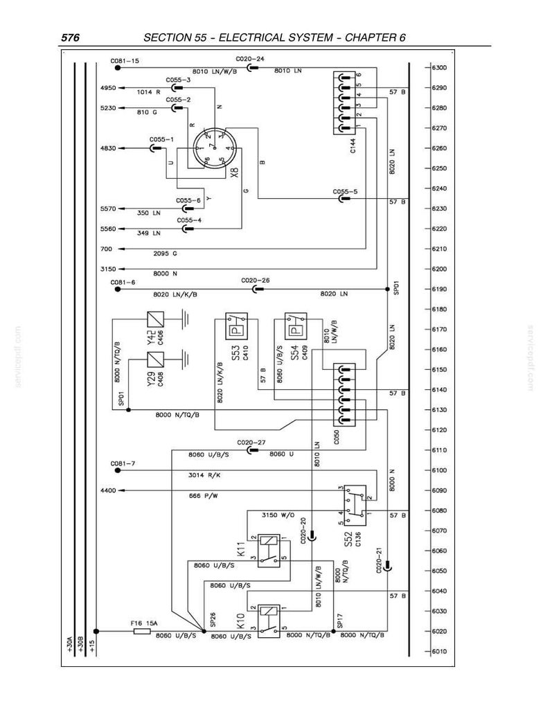 New Holland Ts100a, Ts110a, Ts115a, Ts125a, Ts130a, Ts135a, T6010, T6020, T6030, T6050, T6070 Tractor Service Repair Manual | Pdf Download image 8
