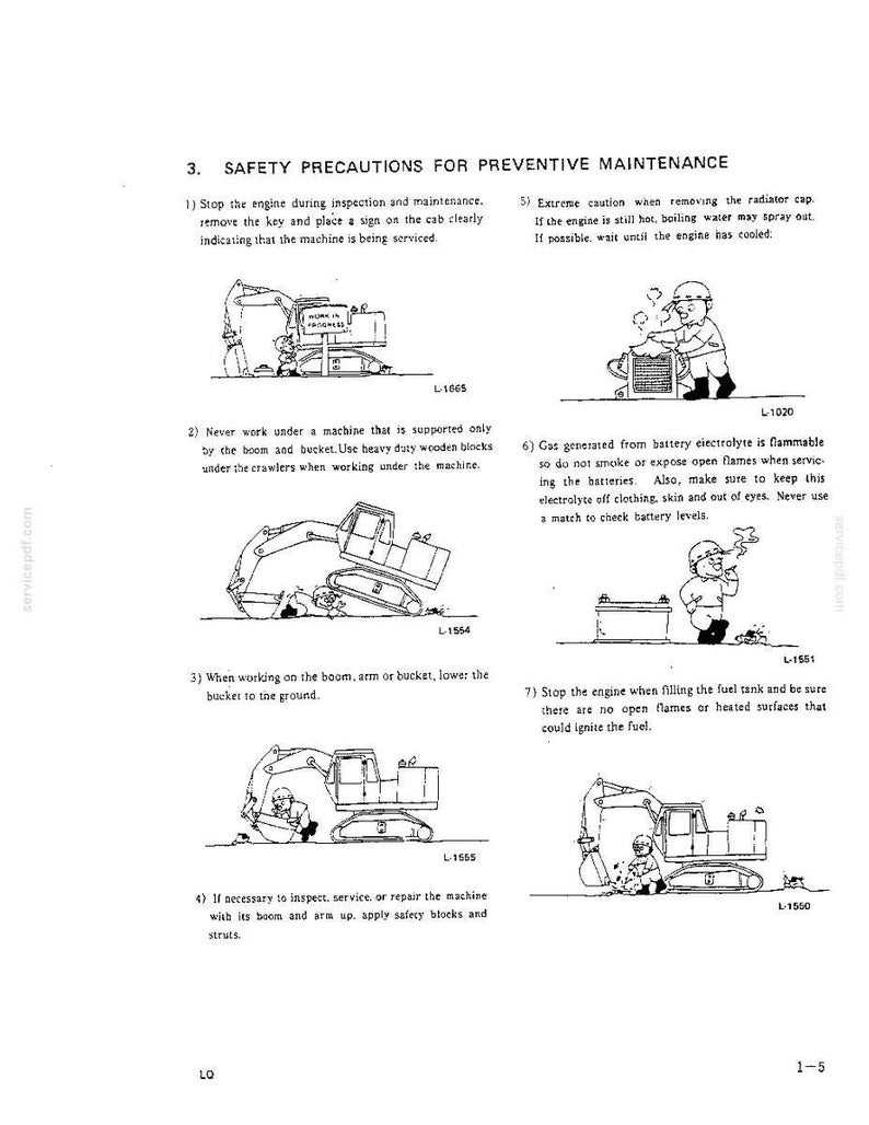 Kobelco K909 Ii, K909LC Ii Hydraulic Excavator Operator Owners Operation Manual | Instant Pdf Download image 3