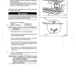 Kobelco Sk100v, SK120V, SK120LCV Hydraulic Excavator Operator Owners Operation Manual | Instant PDF Download image 8