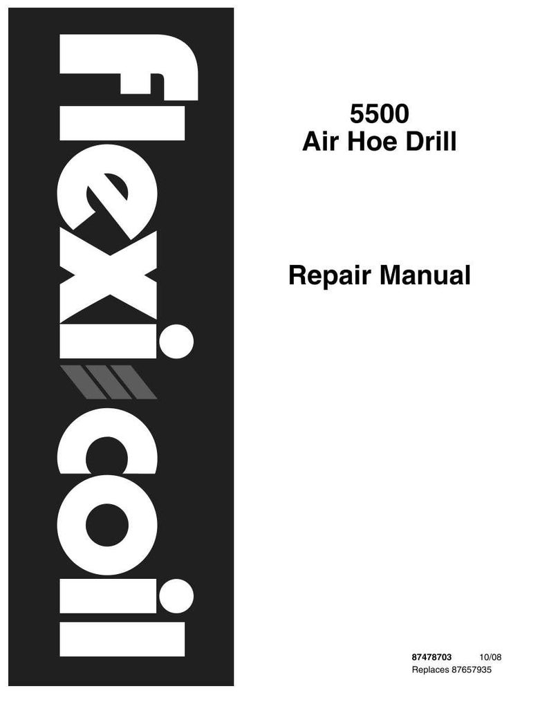 Flexi-Coil 5500 Air Hoe Drill Service Repair Workshop Manual | Instant PDF Download image 3