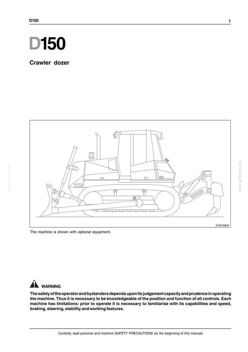 New Holland D150 Crawler Dozer Operator Owners Operation Manual | Instant PDF Download image 4