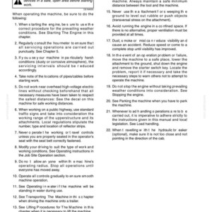 Kobelco SK350-9 Tier 4 Crawler Excavator Operator Owners Operation Manual | Instant PDF Download image 5