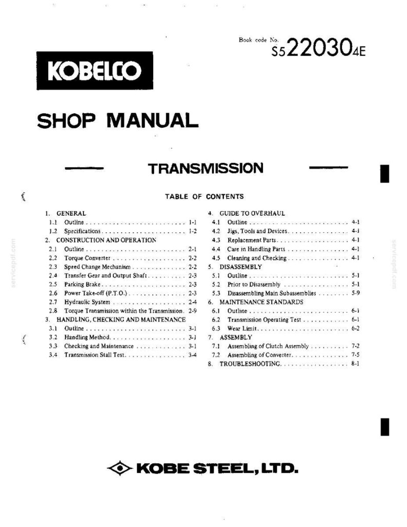 Kobelco LK350 II Wheel Loader Service Repair Workshop Manual | Instant PDF Download image 8