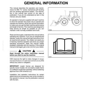 New Holland 810TL, 820TL Tractor Loader Backhoe Operator Owners Operation Manual | Instant PDF Download image 5