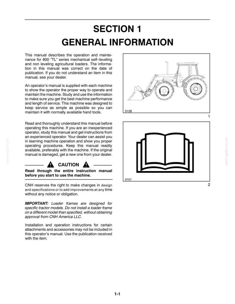 New Holland 810TL, 820TL Tractor Loader Backhoe Operator Owners Operation Manual | Instant PDF Download image 5