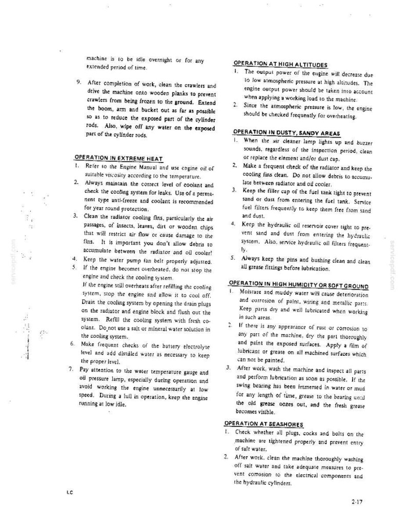 Kobelco K912A, K912ALC Hydraulic Excavator Operator Owners Operation Manual | Instant PDF Download image 4