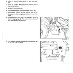Manual de operación y mantenimiento del tractor New Holland B95c, B95c Tc, B110C Tier 4B (final) / Descarga instantánea en PDF imagen 8