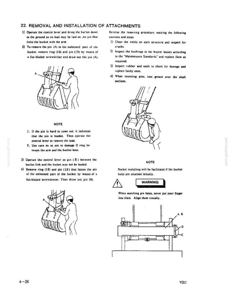 Kobelco MD200BLC Hydraulic Excavator Operator Owners Operation Manual | Instant PDF Download image 8