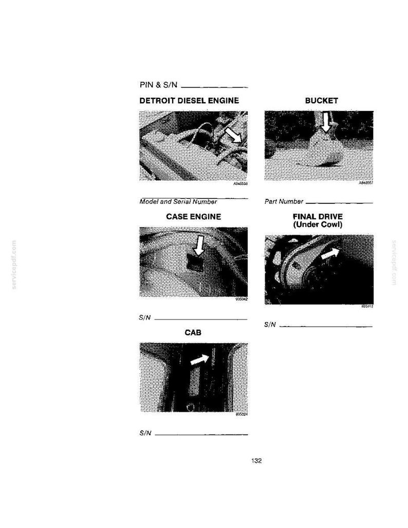 Bruksanvisning för grävmaskin Case 1080 bild 11