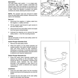New Holland TC30 Tractor Service Repair Workshop Manual | Instant PDF Download image 9