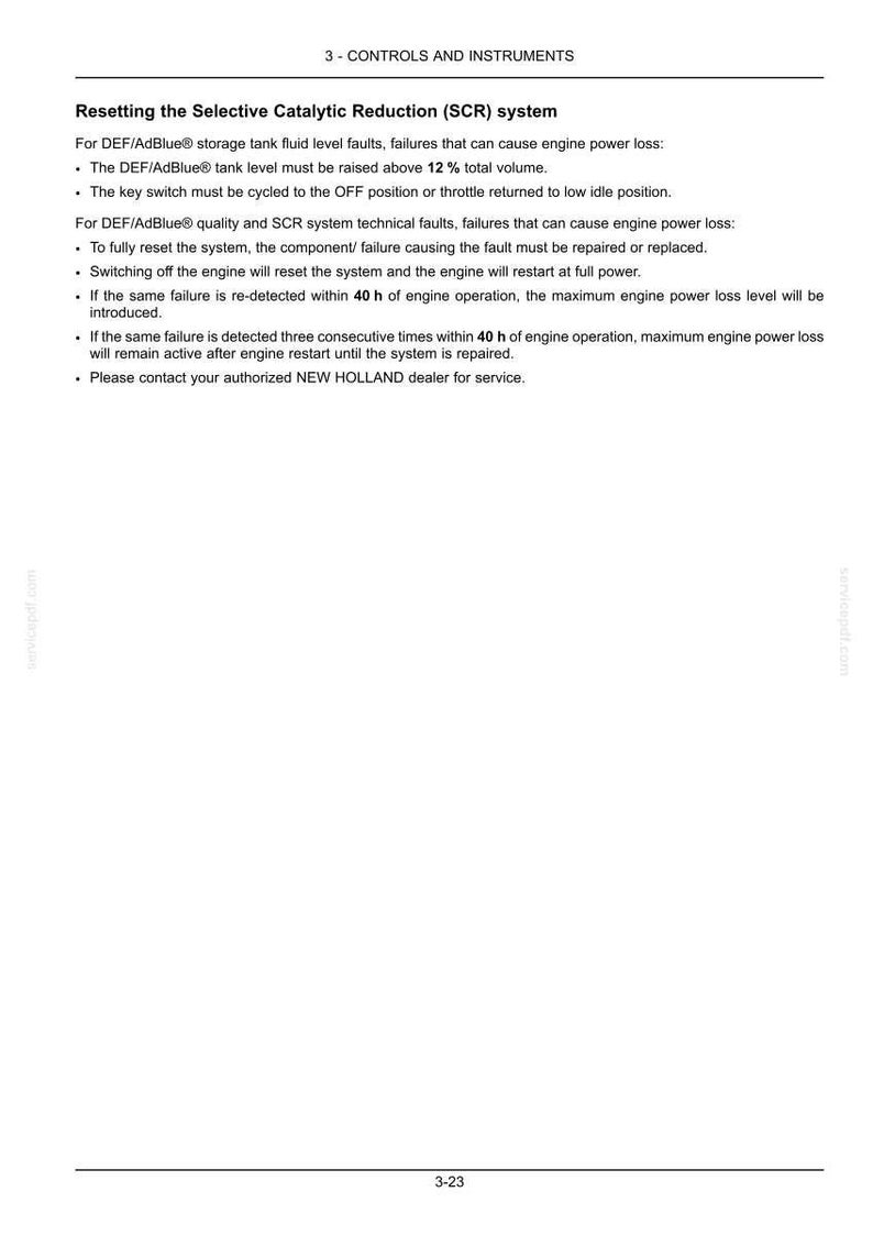 New Holland T4.90, T4.100, T4.110, T4.120 Tractor Operator Owners Operation Manual | Instant Pdf Download image 5