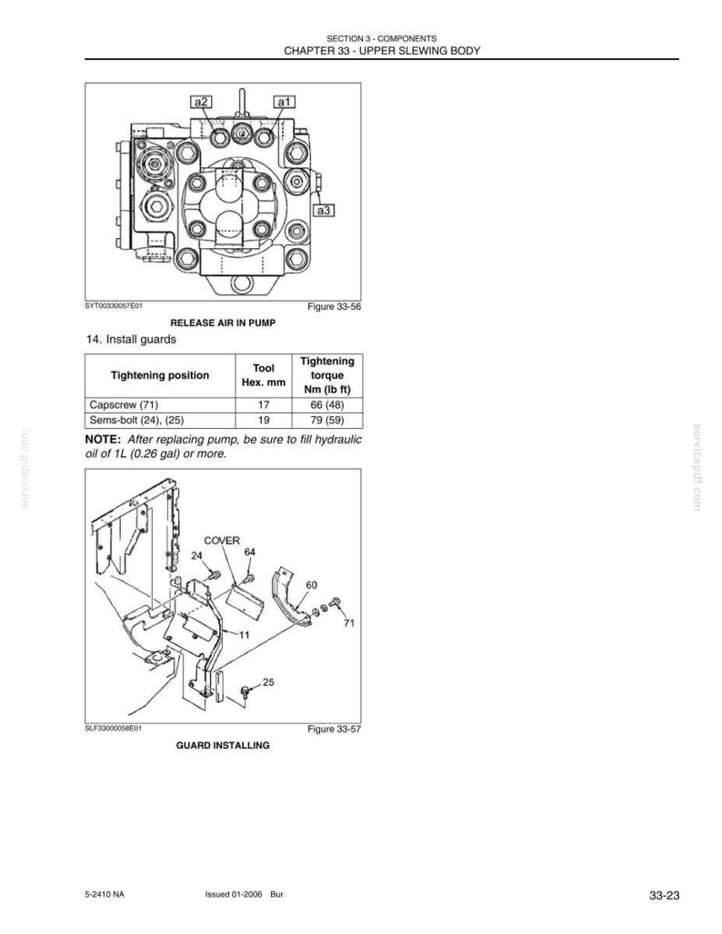 New Holland E80 Midi Crawler Excavator Service Repair Workshop Manual | Instant PDF Download image 7