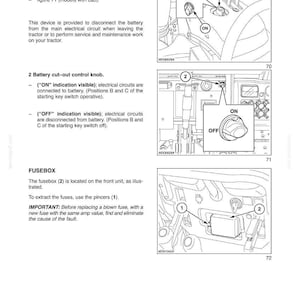 Manual de operación y mantenimiento para tractores New Holland TK4020, TK4030, TK4040, TK4050 y TK4060 / Descarga instantánea en PDF imagen 9