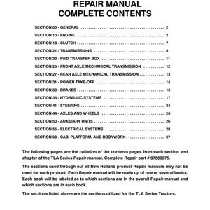New Holland Tl80a, TL90A, TL100A Tractor Service Repair Workshop Manual | Instant PDF Download image 3
