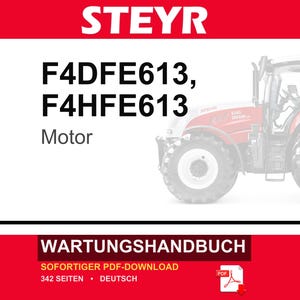 Steyr F4DFE613、F4HFE613 Wartungshandbuch 修理工場 | PDFダウンロード 画像 1