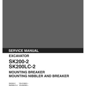 Kobelco SK200-2, SK200LC-2 Bagger Teile Katalog Service Reparatur Werkstatt Handbuch | Sofort PDF Download Bild 3