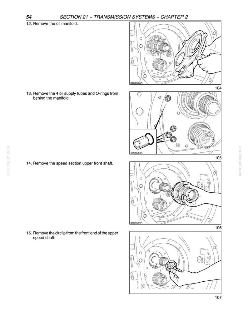 New Holland Tm120, Tm130, Tm140, Tm155, TM175, TM190 Tractor Service Repair Workshop Manual | Instant PDF Download image 4