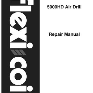 K&ouml;nnte beinhalten: Ein wei&szlig;es Reparaturhandbuch f&uuml;r den 5000HD Air Drill mit einer schwarzen vertikalen Seitenleiste auf der linken Seite, die den wei&szlig;en Text Flexi-Coil enth&auml;lt. Das Dokument enth&auml;lt den Text 5000HD Air Drill, Repair Manual und 87545763 7/06.