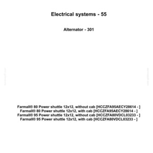 Case Farmall 80, 95 Power shuttle 12x12 traktor Service och reparation Verkstadsmanual PDF | Direkt PDF-nedladdning bild 10