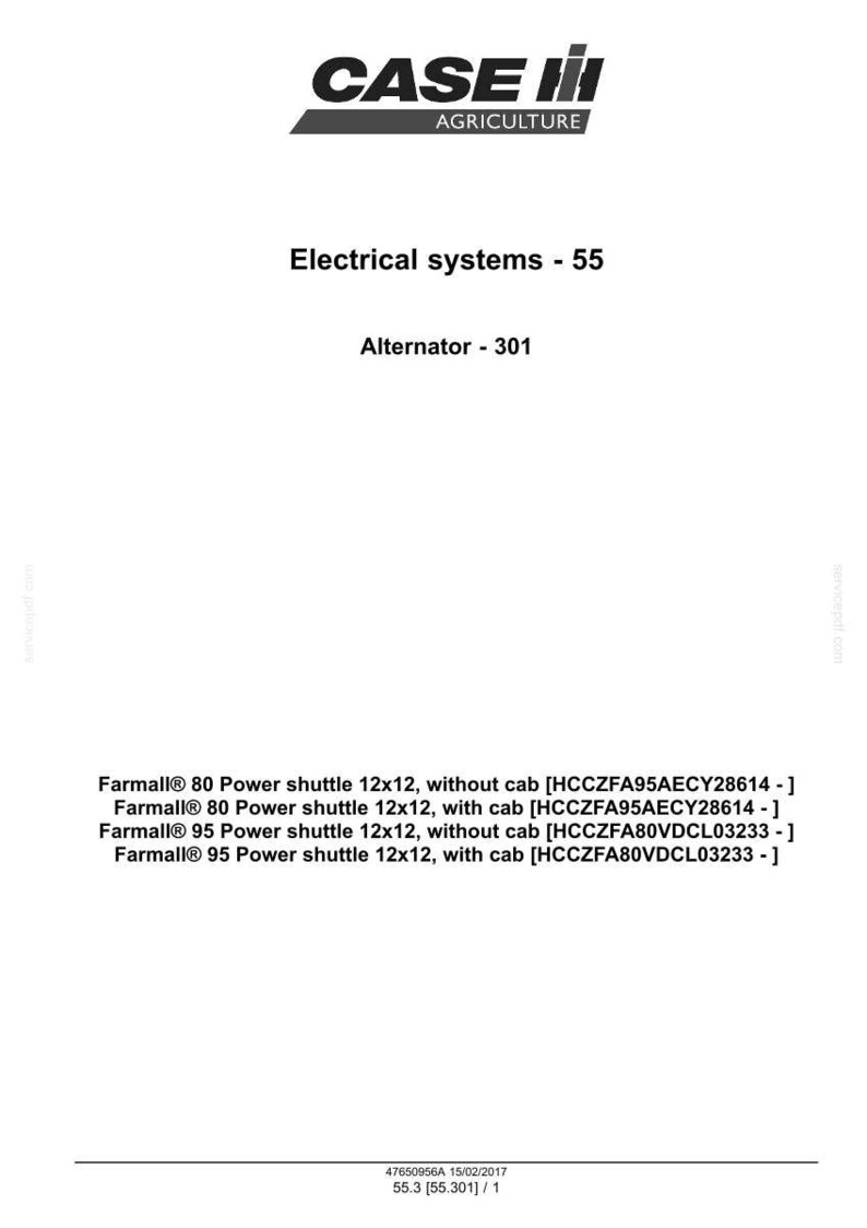 Case Farmall 80, 95 Power shuttle 12x12 traktor Service och reparation Verkstadsmanual PDF | Direkt PDF-nedladdning bild 10