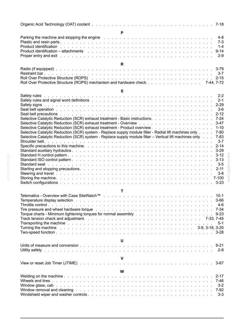 K&ouml;nnte beinhalten: Ein detailliertes Inhaltsverzeichnis aus einem Handbuch mit Abschnitten wie Sicherheitsregeln, Maschinenbedienung und Wartungsverfahren. Der Text ist in schwarzer Schrift auf wei&szlig;em Hintergrund, mit Seitenzahlen.