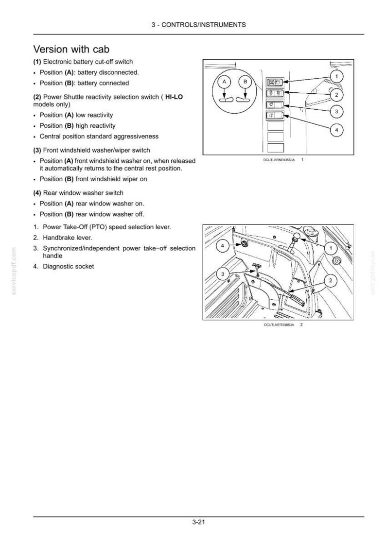 Manual de operación y mantenimiento para tractores New Holland T4.75, T4.85, T4.95, T4.105 y T4.115 / Descarga instantánea en PDF imagen 5