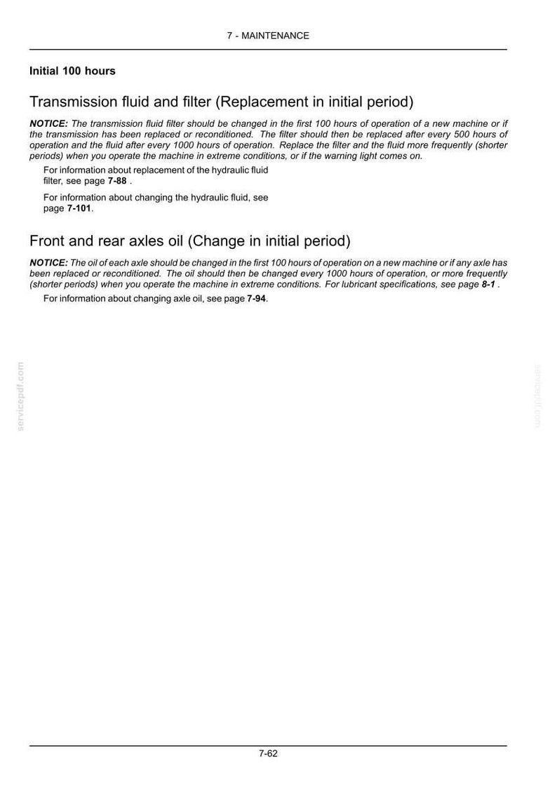 New Holland W130 Z-bar, W130 Tc, W130 Torque converter Wheel Loader Operator Owners Operation Manual | Instant Pdf Download image 9
